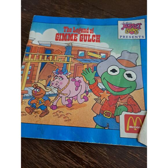 Complete Set 1988 3 McDonalds Muppet Babies Kermit Miss Piggy Fozzie Books - Picture 2 of 6